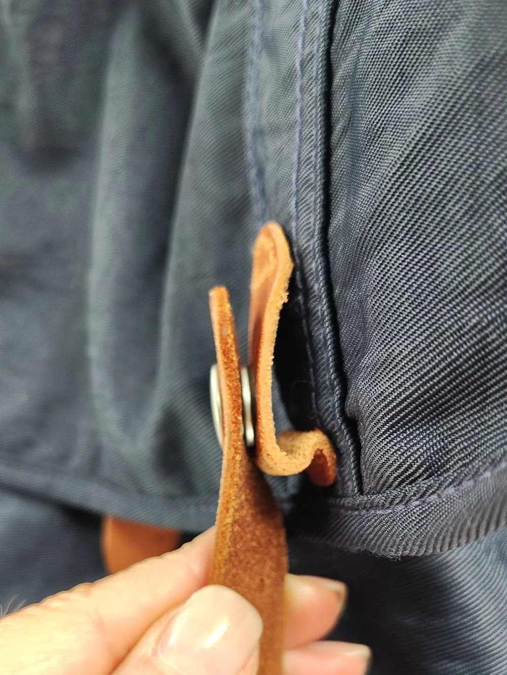 J. Crew Messenger Bag Hardwick Blue Brown
